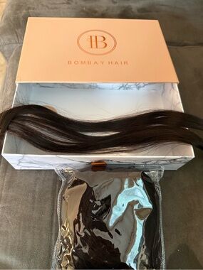 Bombay Dark Brown Clip-In Hair Extensions - Rich Dark Brown